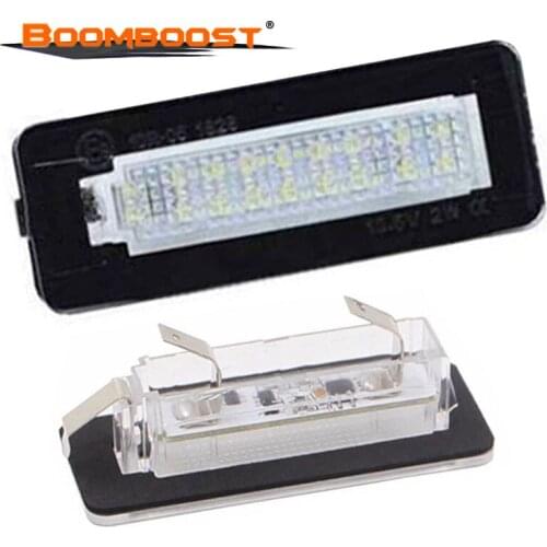 Canbus No Error Code 2 pcs For Benz/Smart Fortwo W450 W451 W453 2007-2015 12V LED rear number plate lamps