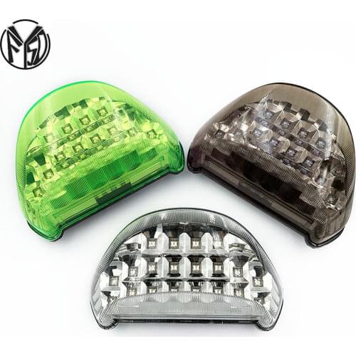 For 00-05 Kawasaki Ninja ZX12R ZX 12R LED Tail Brake Light Rear Turn Signals Indicator Integrated Lamp 2000 2001 2002 2003-2005