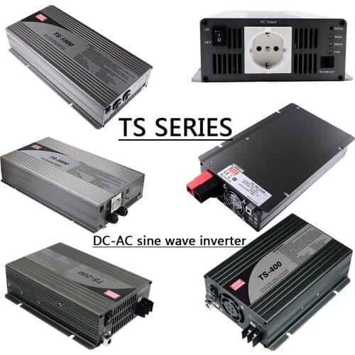TS-200/400/700/1000/1500/3000 True sine wave DC-AC Power Inverter -112/124/148/212/2224/248 Meanwell frequency adjustable