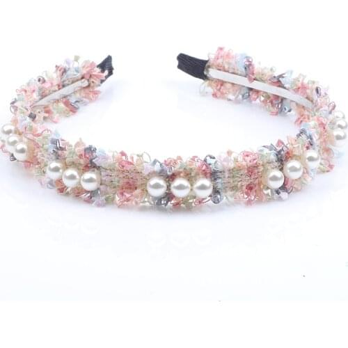 Korean Style Princess Pearl Elegant Kids Girl Pearl Headbands Hair Bands Women Children Hair Accessories