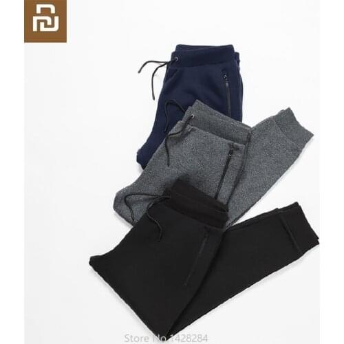 Youpin Life mens fleece pants Soft and refreshing Leisure sports Pants male loose cotton trousers High elastic Sweatpants