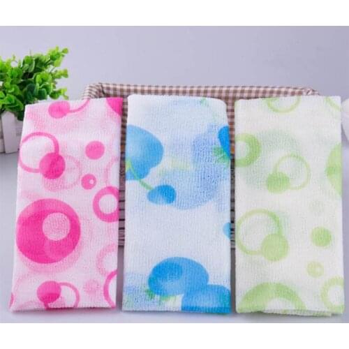 Portable Mesh Shower Towel Body Washing Scrubbers Towel Cloth Exfoliate Puff Scrubbing Bathroom Accessories