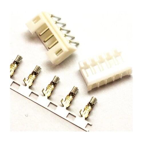 PH2.0 connector 2.0MM connector: plug + bend needle seat + terminal 5P 100 sets