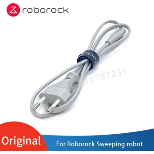 Original Roborock Sweeping Robot E20/S50/S51/S60/S61/S50 Max/S60 Pure/S70 Accessories Robot Vacuum Cleaner Power Cord EU power