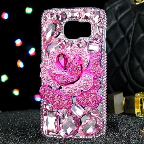 Glitter Bling Diamond Luxury Case for Samsung A12 A21S A41 A20E A40 A50 A50S A70 A31 A41 A51 A71 S9 S10 S20 S21 Rhiestone Cover