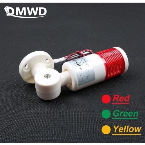 Industrial Signal Tower Safety Stack Alarm Light lamp Bulb Red Green Yellow Lamp LED White plastic indoor 1 layer with base