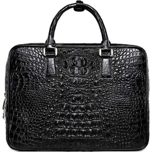 Xingmengda men handbag male crocodile leather new business leisure men briefcase Single shoulder bag men crocodile bag