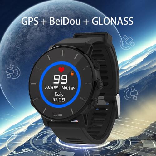 Smartwatch Smart Digital Watch With Heart Rate Monitor MenS Gps Fitness Tracker Color Display Ezon T935 Smart Watch