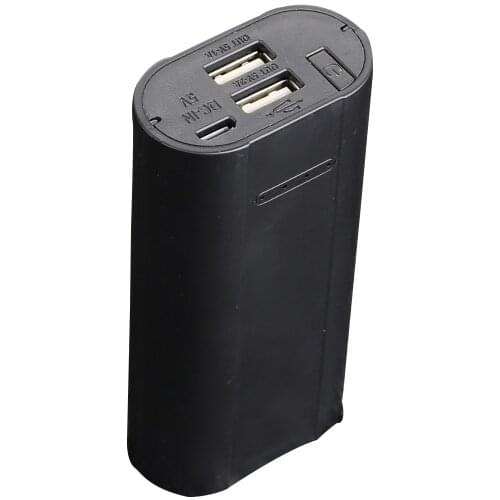 2 Slot 18650 Charger LCD Display Mobile Power Box Replaceable Battery Charging Po Portable Fast Charge