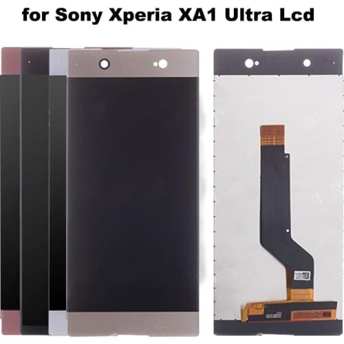 For Sony Xperia XA1 Ultra G3221 G3212 G3223 G3226 Lcd Display Touch Screen Digitizer Assembly with frame For Sony XA1 Ultra LCD