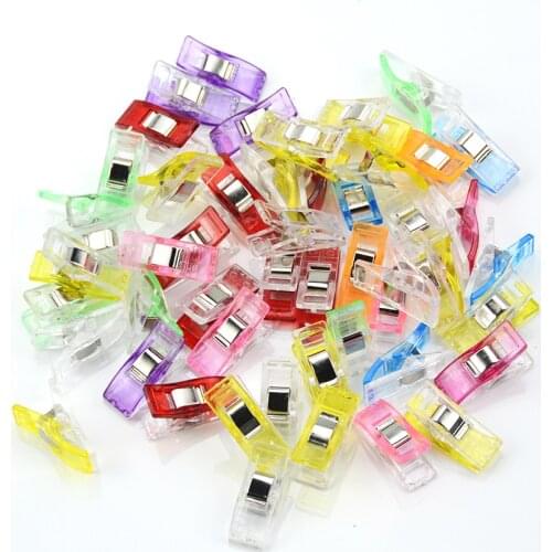 10pcs Sewing Clip Multicolor Plastic Clothing Clips Hemming Sewing Tools Sewing Accessories Sewing DIY Patchwork Garment Clip