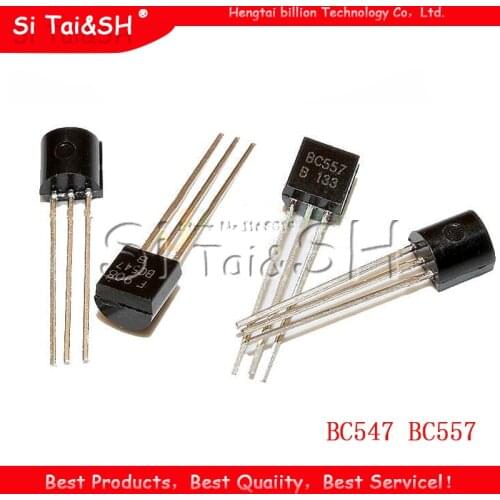 100pair=200pcs BC547 BC557 TO92 BC547B BC557B NPN PNP TO-92 IC