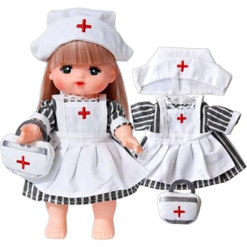 25cm Mellchan Doll Clothes Accessories Little Merlot Cute Plush Cartoon Kachu Bodysuit Doll Accessories Baby Gift