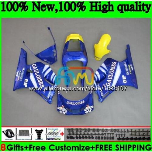 3XV For YAMAHA TZR-250 TZR250 92 93 94 95 96 97 Blue yellow 126BS.9 TZR250RR RS TZR 250 1992 1993 1994 1995 1996 1997 Fairing