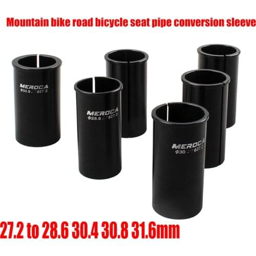 MEROCA Bicycle seatpost caliber adapter Aluminum alloy 27.2mm to 28.6mm/30.4mm/30.8mm/31.6mm/33.9mm Bicycle Accessories