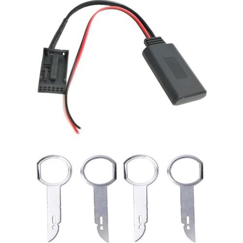 Car 6000Cd Wireless Bluetooth Module Music Adapter Aux Audio Cable For Ford Focus Mondeo