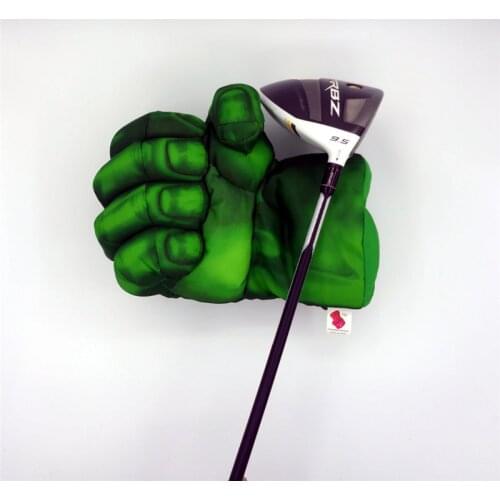 Green Hand The Fist Golf Driver Headcover 460cc Boxing Wood Golf Cover Golf Club Accessories Novelty Great Gift