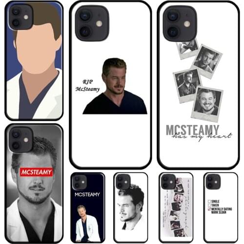 Greys Anatomy McSteamy Heart Mark Sloan Case For iPhone 11 Pro Max 12 mini X XS XR 7 8 Plus SE 2020 Coque For iPhone 12 Pro