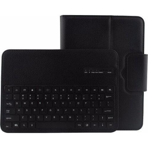 Case for Samsung Galaxy Tab 3 10.1 P5200 P5210 Cover Litchi Pattern Removable Wireless Bluetooth Keyboard PU Stand Funda + Pen