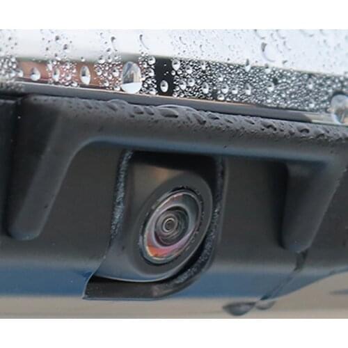 QHCP Car Reverse Camera Rain Shade Cover Anti-rain Protective Sticker Fit For Lexus ES200 260 300H 2018 2019 2020 2021 Accessory