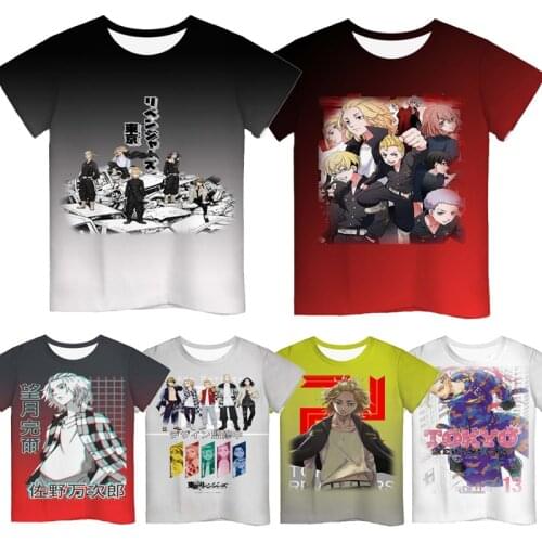 Tokyo Revengers 3D Print Kids T Shirts Summer Children Anime T-shirts Toddler Boys Girls Cartoon Tshirts Game Tee Tops Camiseta