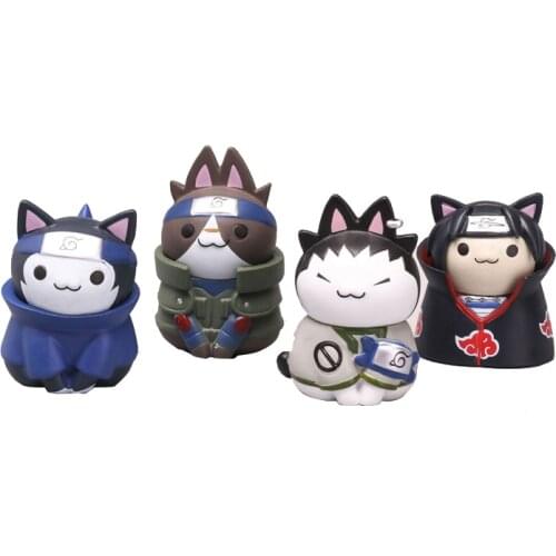 Naruto Shippuden Action Figure Animal Figurine Itachi Q Version 12CM 4inch PVC Lovely Car Decoration Doll Modle Figma Type