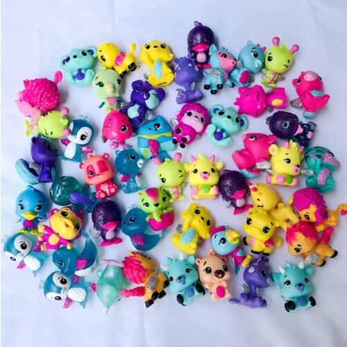 Doorables Animal Figures 2.5 cm 50 Pieces/lot Model Toy Kids Playing Superzings Garbage Mini Doll Christmas Gift For Children
