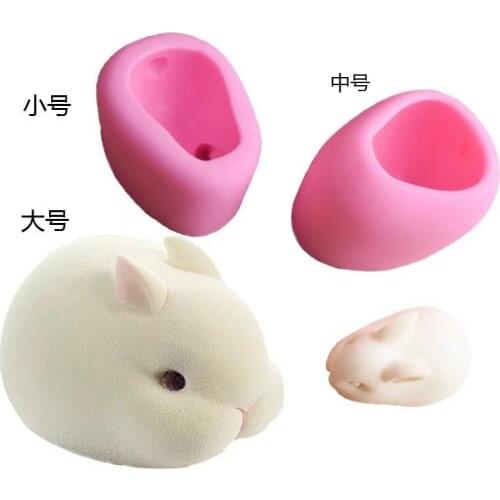 Baking Dessert Mousse Silicone Mold New Cake Decorating Mold Silicone 3D Bunny Cake Mold