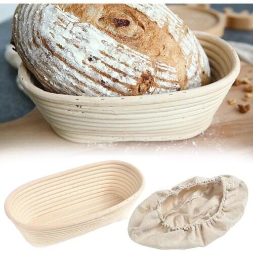 Hot Bread Fermentation Rattan Basket Country Bread Baguette Dough Mass Proofing Tasting Proving Baskets Supplies