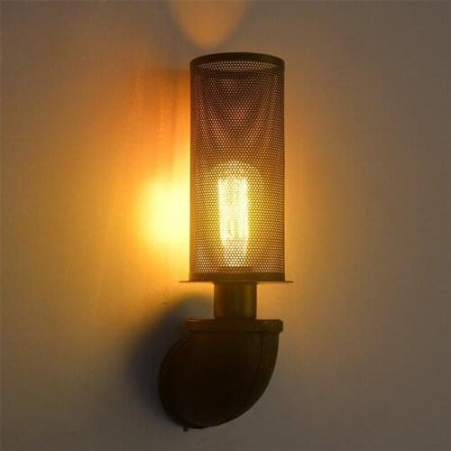BEIAIDI Creative Personality Pipe LED Wall Lamp Industrial Retro Loft Cafe Bar Aisle Corridor Wall Light E27 Hotel Villa Sconces