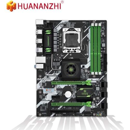 HUANANZHI X58 DELUXE Motherboard For Intel LGA 1366 DDR3 1066 1333MHz 48GB SATA2.0 USB3.0 ATX LGA1366 Mainboard