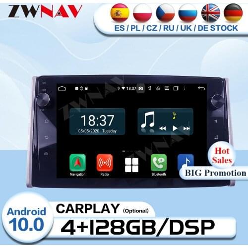 Carplay 2 Din Android 10.0 Multimedia For Toyota RAV4 2019 CAR Radio Receiver Audio Stereo GPS Navigation Video Player Head Unit