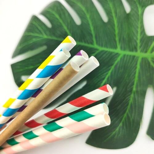 Hot 24pcs Disposable Straws Natural Wood Organic Bamboo Straws Barware Drinking Straws Party Birthday Wedding Bar Tools 20cm