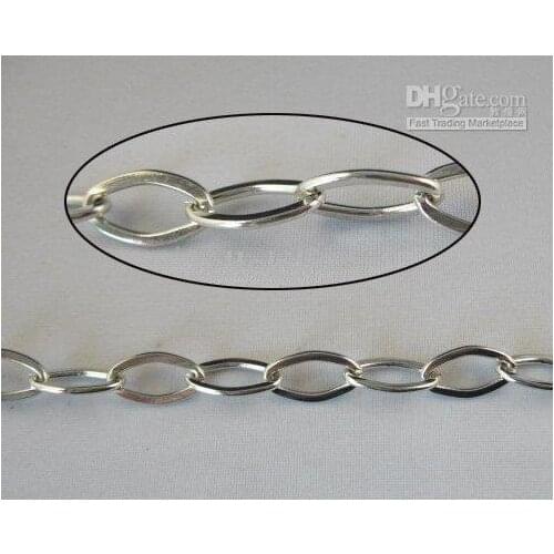 12 Meters flat oval metal chain 17x9.5mm M18674