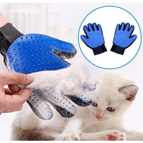 Pet Grooming Gloves for Cats Dogs Pet Brush Glove for Cat Dog Hair Remover Brush Dog Deshedding Cleaning Combs Massage Gloves