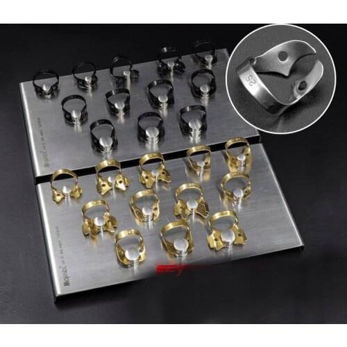 Rubber dam clip dental material stainless steel placement plate butterfly molar clip dental aesthetics instrument tool