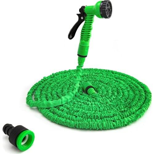 25FT-250FT Garden Hose Pipe Water Hose Expandable Magic Hose 7 Patterns Water Gun With Spray Gun To Watering Car Wash Spray Foam