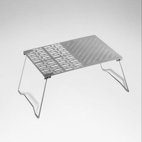 Naturehike Folding Titanium Barbecue Plate Camping Portable Barbecue Grill Firewood Barbecue Plate baking tray