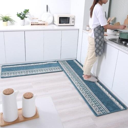 Modern Nordic Kitchen Mat Home Entrance/Hallway Doormat Anti-Slip Bathroom Carpet Wardrobe/Balcony Rug Soft Bedroom Carpet