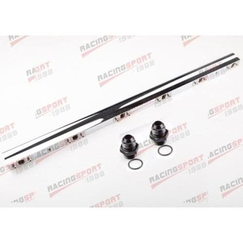 For BMW M30, S38 High Flow CNC Billet Aluminum Alloy Fuel Rail Chrome/BLUE/BLACK