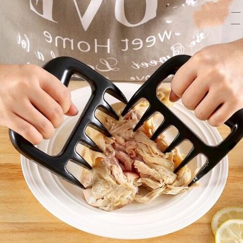 1/2pcs BBQ Fork Bear Claws Meat Forks Food Grade Manual Pull Meat Shred Pork Clamp Roasting Fork Clamp Roasting Fork BBQ Tools