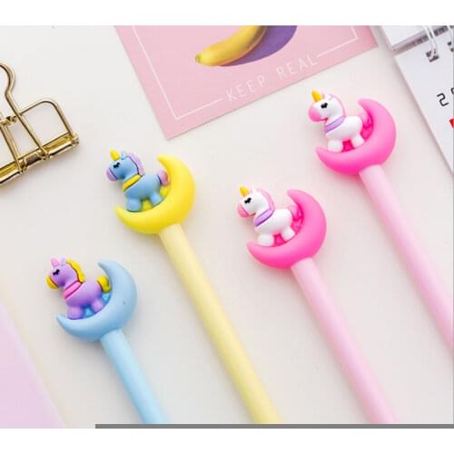 1pcs/lot Cute Moon Office School Stationery Supplie Student Gift Signature Pen Writing Gel Pens