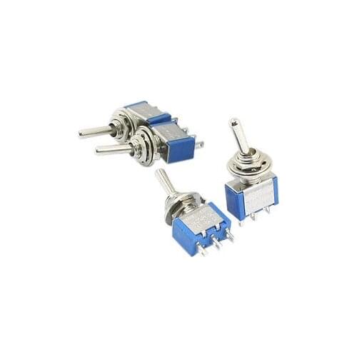 4pcs SPDT 2 Positions Latching 3-Terminals Toggle Switch AC250V 3A 125V 5A
