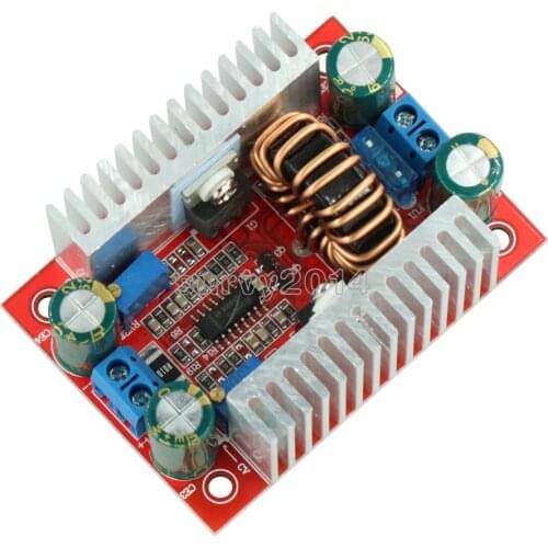 400W 15A DC-DC Boost Converter Step Up Power Transformer Supply Voltage Regulator Constant Power Heat Sink 8.5V-50V to 10-60V