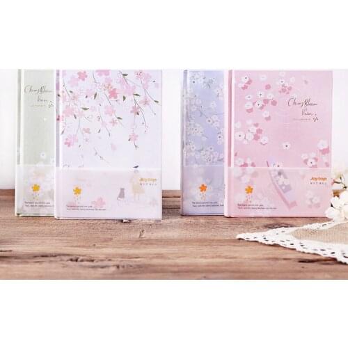 A5 Hardcover Journal Grid Notebook Personal Diary School Travel Cute Fresh Notepad Office Stationery C20 D40