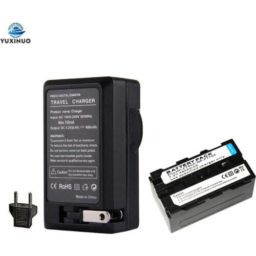 4800mAh NP-F750 F770 NPF750 NPF770 Camera Battery + AC Charger For Sony NP-F950 F960 F970 F760 F570 F550 QM91D CCD-RV100 TRU47E