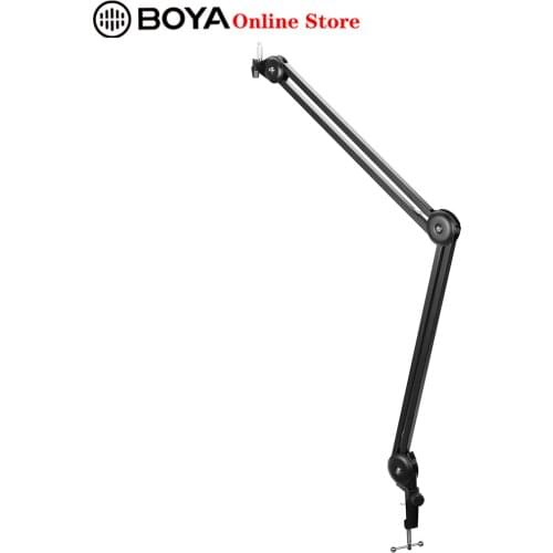 BOYA BA-BY20 Microphone Scissor Arm Stand Bm800 Holder Tripod Microphone Stand Universal Shock Mount