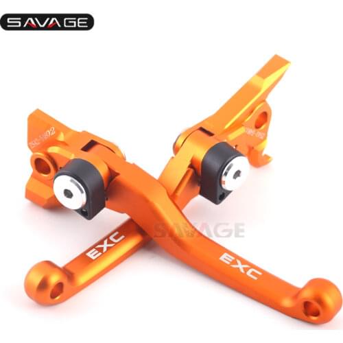 CNC Pivot Brake Clutch Levers For EXC 250 300 350 400 450 500 505 525 EXC XC-W SX Motorcycle Accessories Dirt Pit Bike Off-road