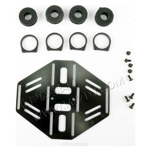 D10 10MM tube Dual Battery Mount plate for parallel two batteries extended