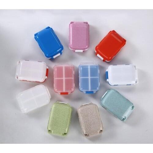 Travel Pill Box Mini Tablet Pill Tablets Medicine Holder Storage Organizer Container Case Pill Box Splitters